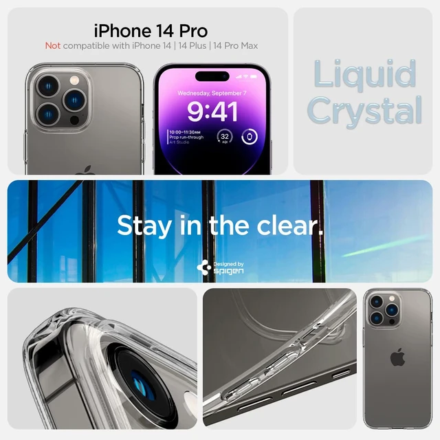 Spigen Liquid Crystal Case for iPhone 14 Pro (6.1) 2022 - AliExpress