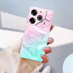 Clear Soft Silicone Phone Case - Transparent Protective Cover for Tecno Pova 6 5G (TM2026)