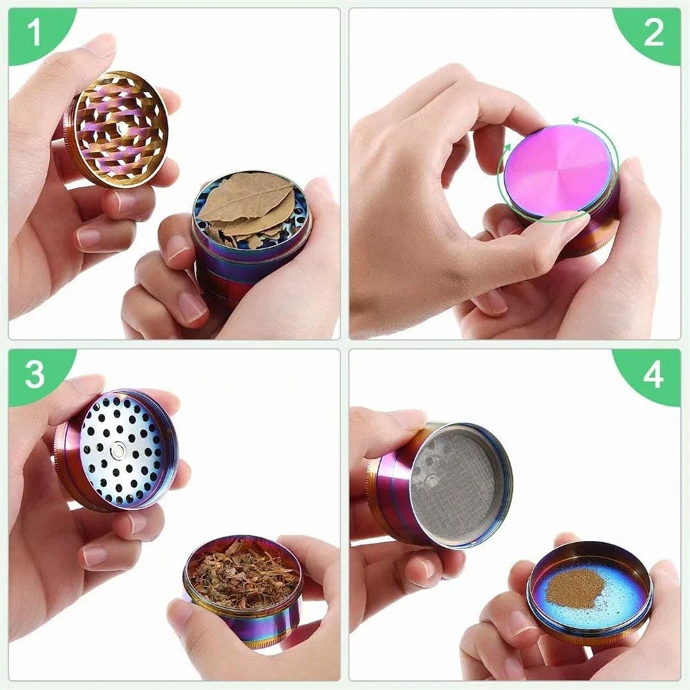 Mini Zinc Alloy Metal Hemp Pepper Pot Spice Mill Dry Herb Smoke Cigarette Accessories Herbal Tobacco Grinder 40mm 4 Layers herb grinder,smoking accessories,tobacco smoking accessories,tobacco grinder