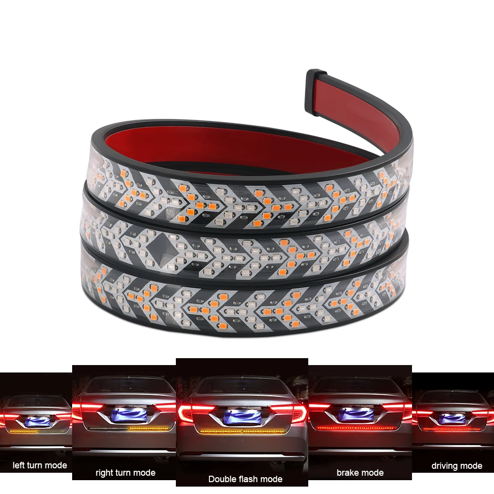 

Oprah 12 24V LED Truck Car Tailgate Light Strip Bar With Reverse Turn Signal Warning Park Rear Tail Lights For Pickup Jeep SUV