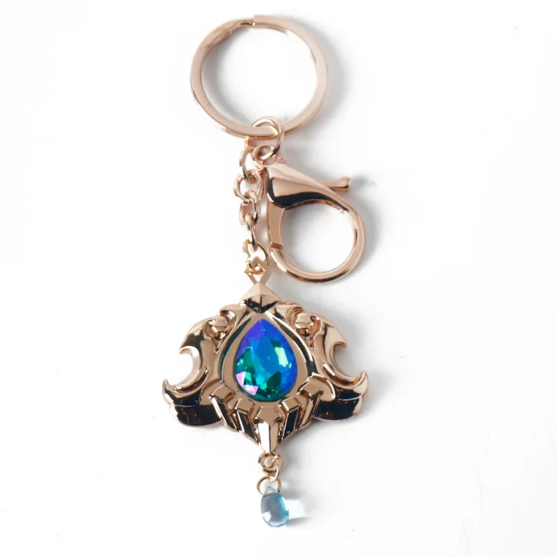 Keychain Pendant Cosplay Necklace Wendy Feather Servant Alloy Gem Keychain Necklace Arecino Gem Necklace Keychain Birthday Gift for Boys and Girls Accessories