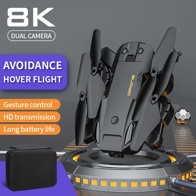  Drone with Dual 1080P Camera, HD Foldable Drone for