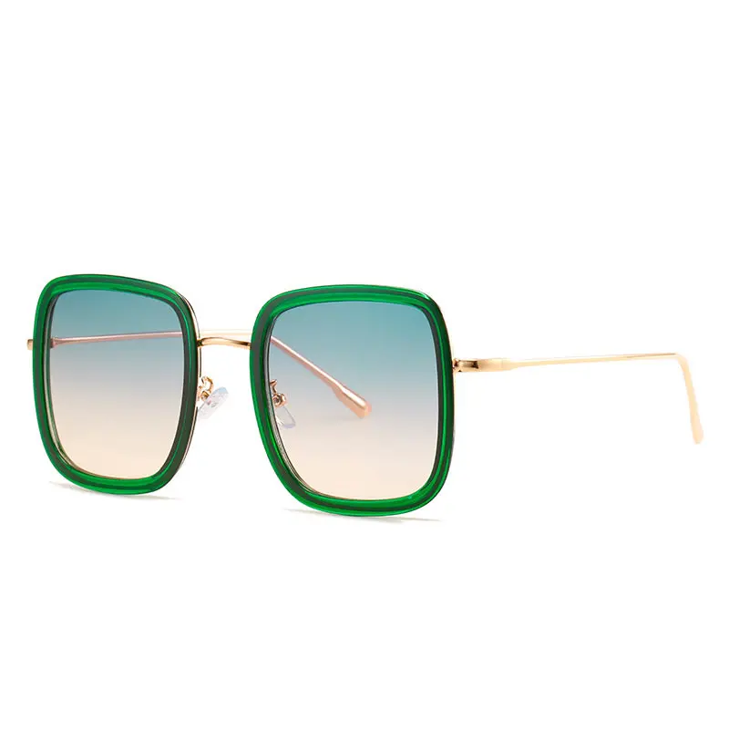 

New sunglasses 9182 ladies fashion street sunglasses personality box star sunglasses tide نضارة شمسية نسائية UV400