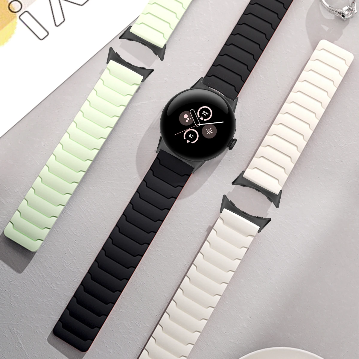 Magnetic Silicone Strap Wristband Bracelet Accessory