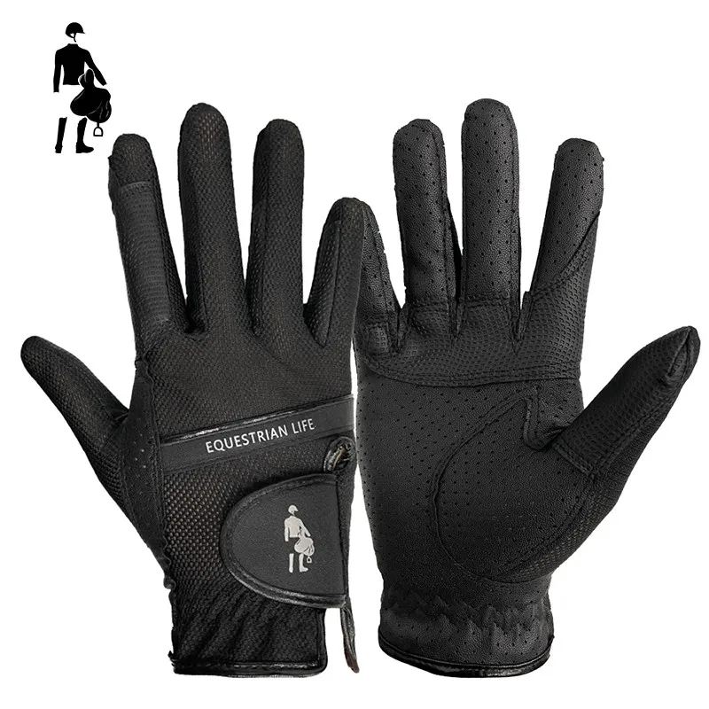 Performance Equestrian Riding Gloves - Breathable, Non-Slip, Wear-Resistant