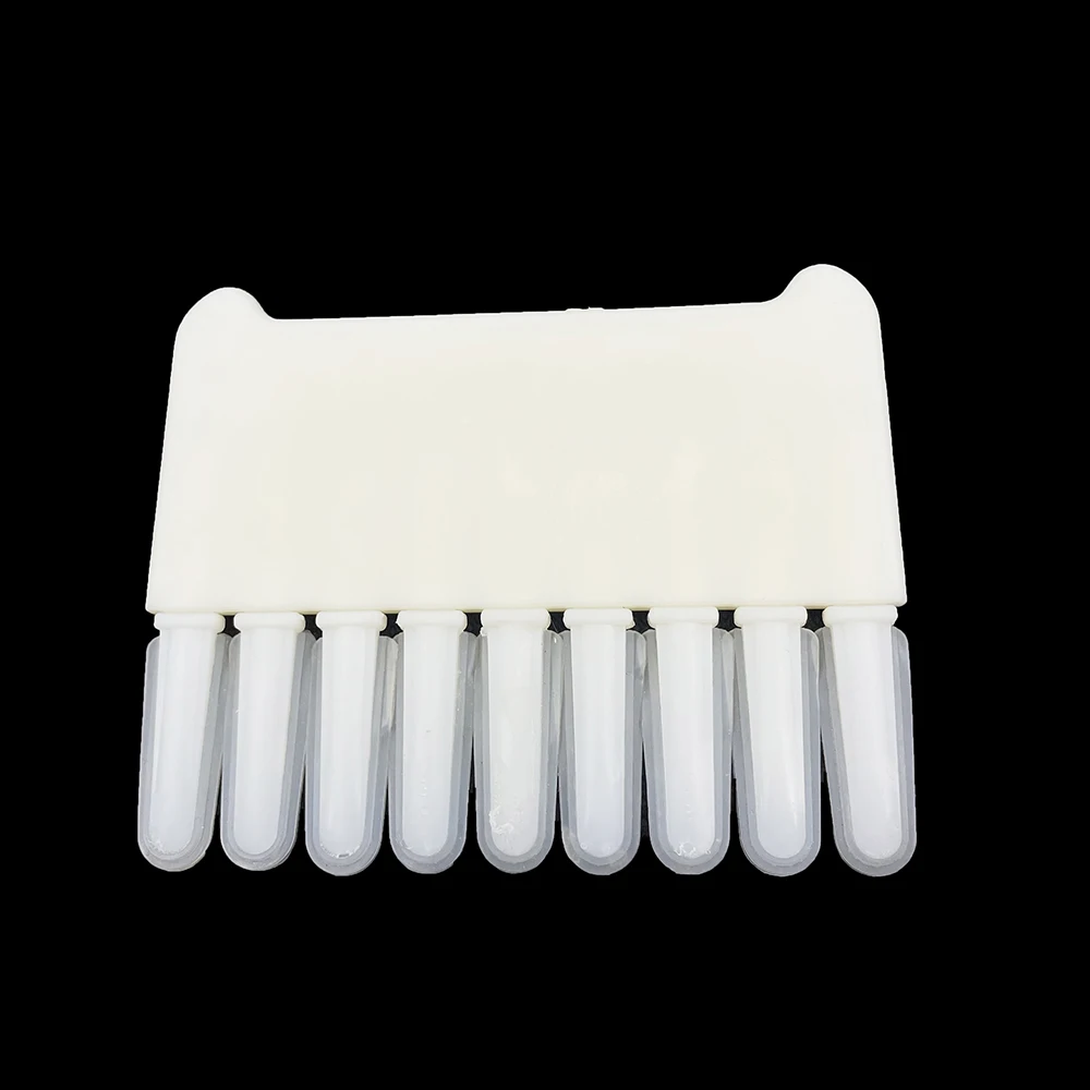 

5 шт., силиконовые гребни для сбора целлюлозы, 8 рядов, 9 рядов