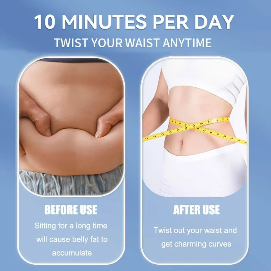 Waist Twisting Disc, Waist Sculptor Machine Twister for Home Exercise Workout, ab Twister Board for Women Weight Loss/Body Shapi