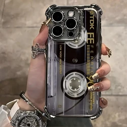 Vintage Cassette Recorder Design Protective Phone Case Cover for Redmi A5 (1)