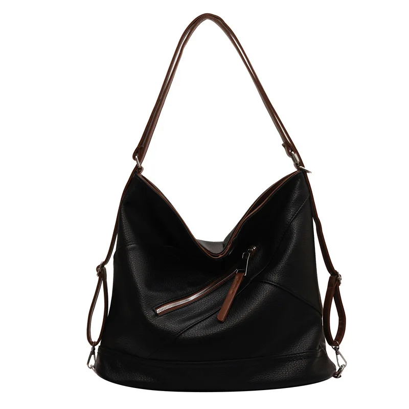 High Quality Fashion Casual Pu Leather Messenger Bag Luxury Designer French Simple Style Handbag New Classic Women Shoulder Bag