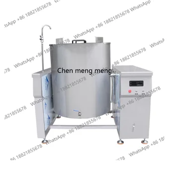 Electric steam brewing sauce 600L large steaming stove inclined soybean sauce tempeh