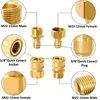 4-Pc High-Pressure Quick Disconnect Adapters, M22-15mm to 3/8", Solid Brass for Electric Pressure Washers 5