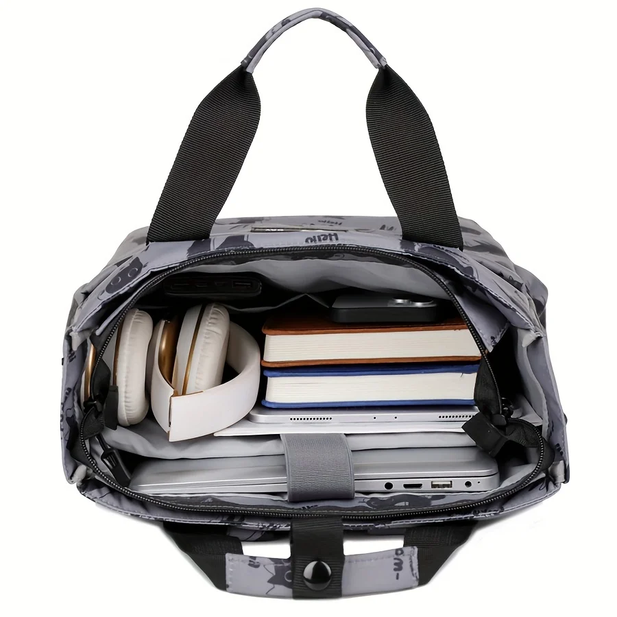 15.6 Inch Business Cartoon Backpack, Conference Travel Bag, Student Schoolbag, Multifunctional Laptop Bag, Backpacks