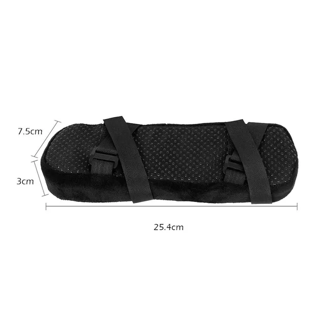 2pcs Armrest Cushion Chair Arm Cover Memory Foam Non-Slip Elbow Support Pillow Elbow Rest Cover Pads For Office Home Chairs 6