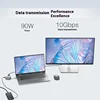 USB-C Mobile Adapter 4K Display Port Gigabit Ethernet For Dell DA305 Docking StationJL1 6