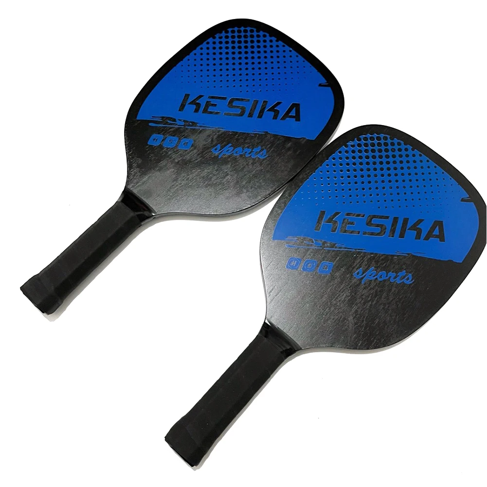 2Pcs Pickle Paddles Rackets + 4 Balls Lightweight Outdoor Indoor Sports Racquet for Women Man Holiday Gifts