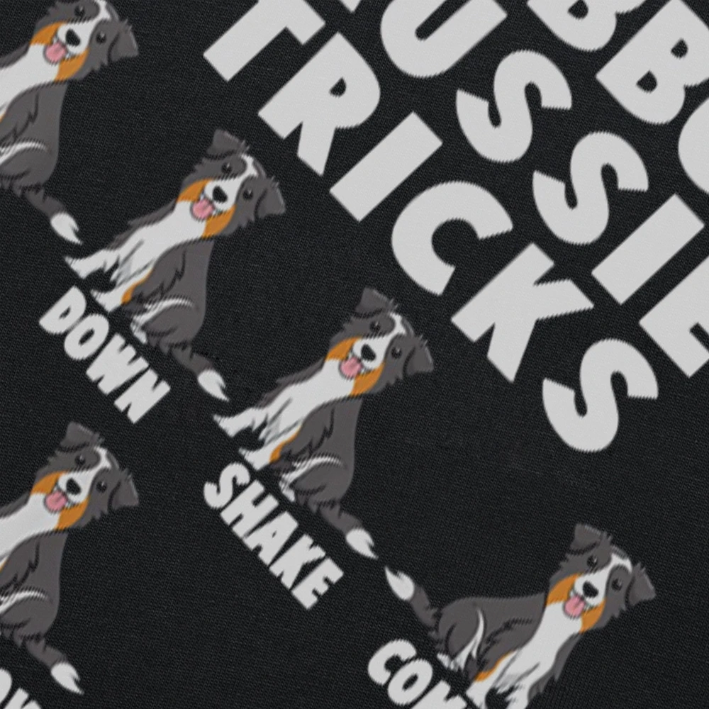 Funny Cute Stubborn Aussie Dog Tricks T Shirts Graphic Streetwear Short Sleeve Birthday Gifts Summer Style T-shirt Mens_voghion.com
