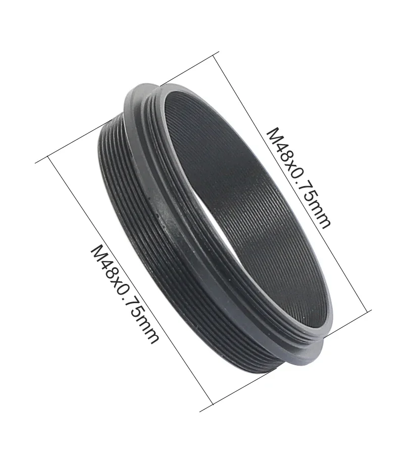 Microscope Adapter T T2 Mounting Adapter Ring All Metal Outer Thread M42 M48 M54 SCT Ring Adapter Pitch 0.75mm Telescopic Photographic Accessories