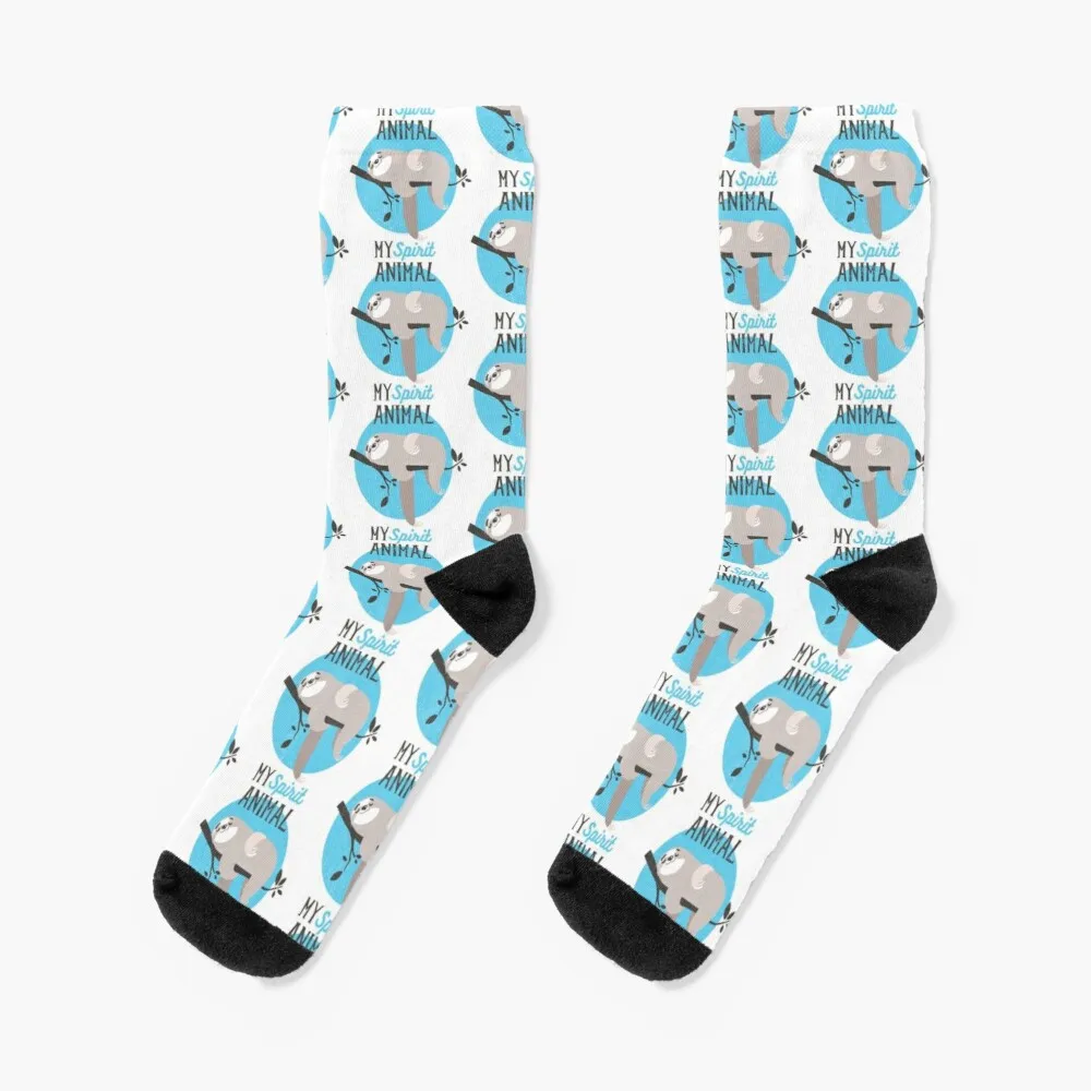 

My Spirit Animal - Sloth Socks Men Cycling Socks Men'S Socks Men'S Sports Socks