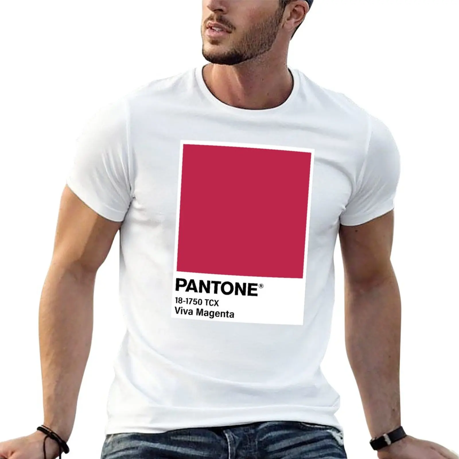 

Новинка 2023, футболка цвета Pantone Viva пурпурного цвета с аниме, летние топы, футболки для мужчин