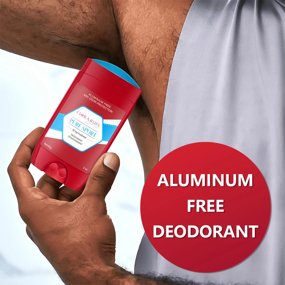 Men's Body Odor Deodorizing Stick Natural Remover Antiperspirant Underarm Care Refreshing Lasting Aroma Cream 85g
