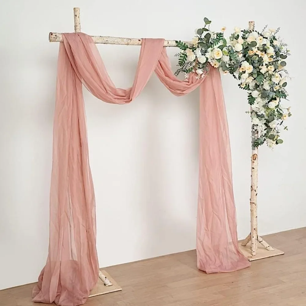 7.5 feet Natural Birch Wood Square Backdrop Stand Wedding Arch Wedding Party Event Reception Home Decorations Supplies