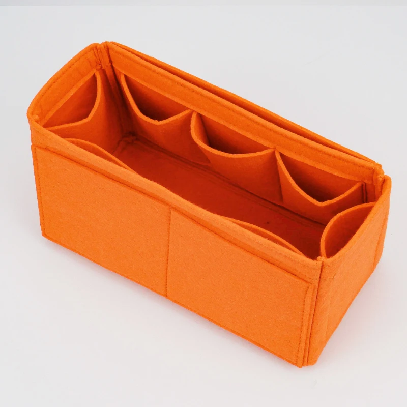 Felt Insert Bags Organizer Fit For H Birkins 25 30 35 40 Makeup Lining Handbag Organiser Portable Cosmetic Base Shaper 6