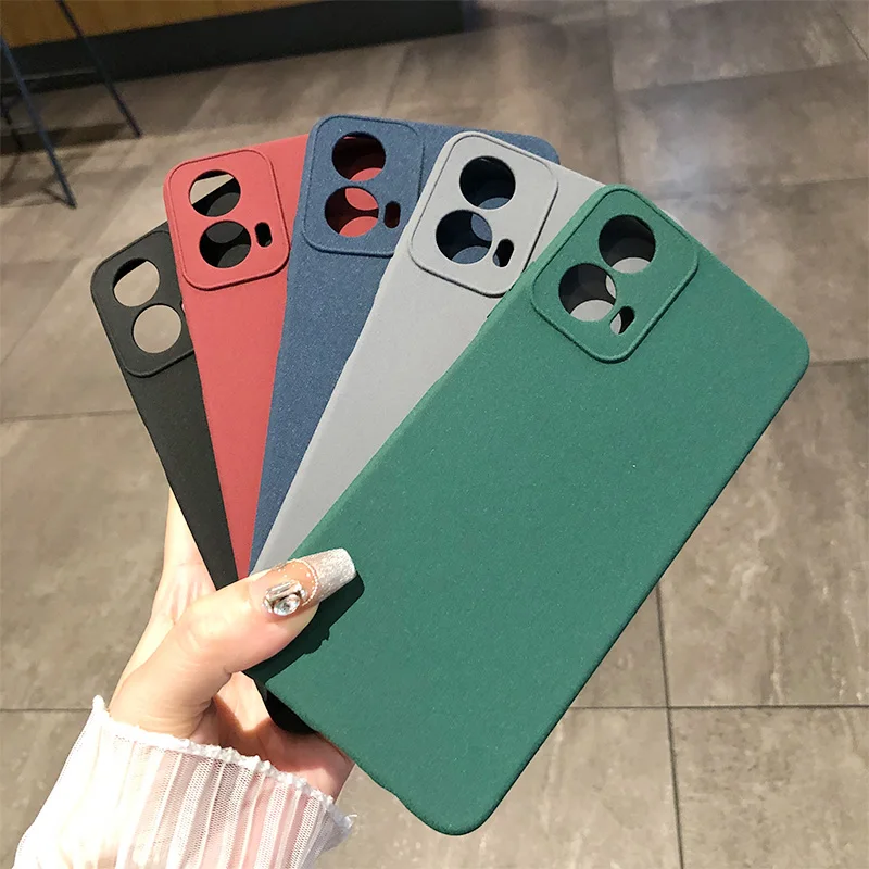 Frosted Matte Soft Silicone Shockproof Case for Motorola Moto G Series and Edge Models
