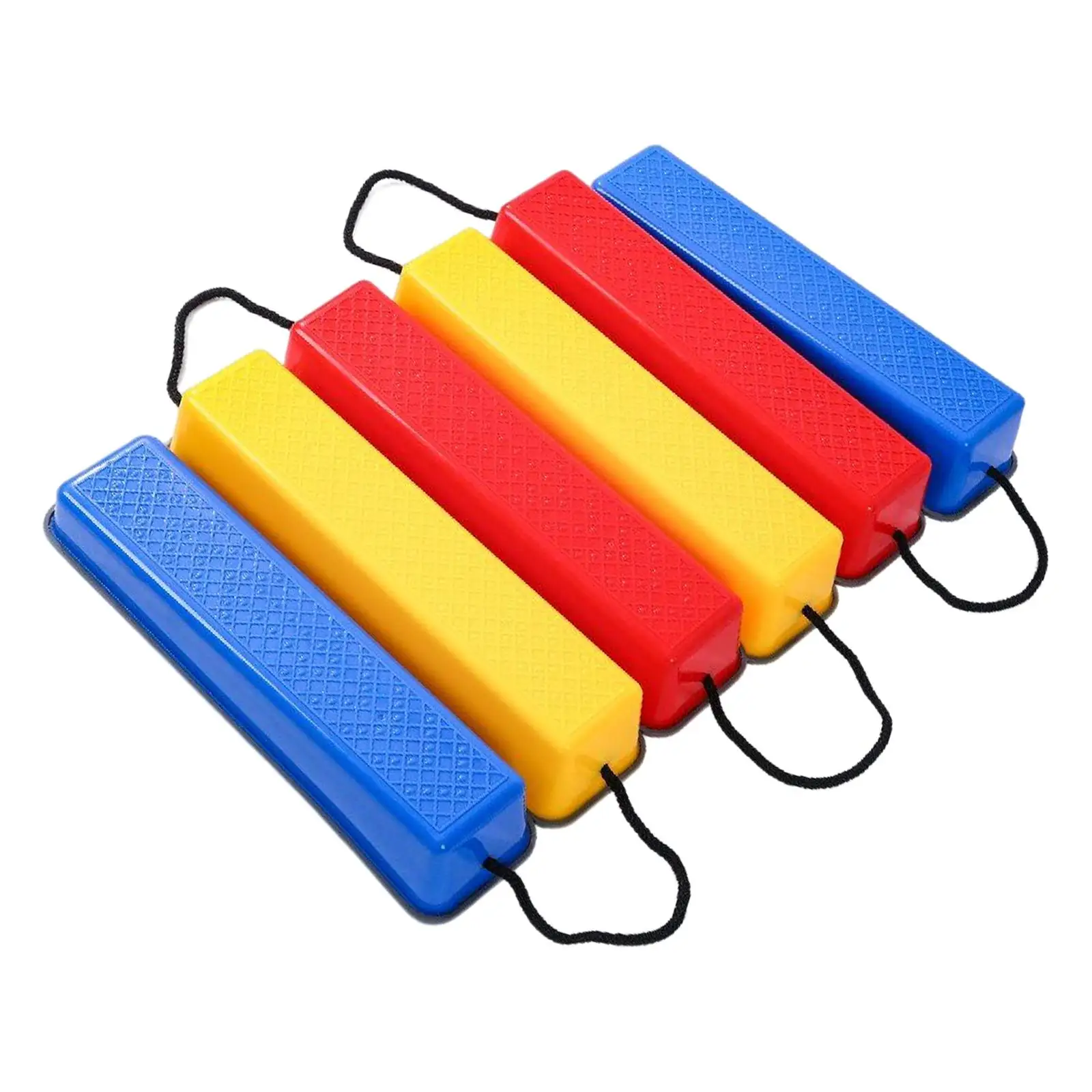 

6Pcs Kids Stepping Stones Sensory Toys Step A Rail Promote Coordination and Stability Balance Beam for Children Toddler