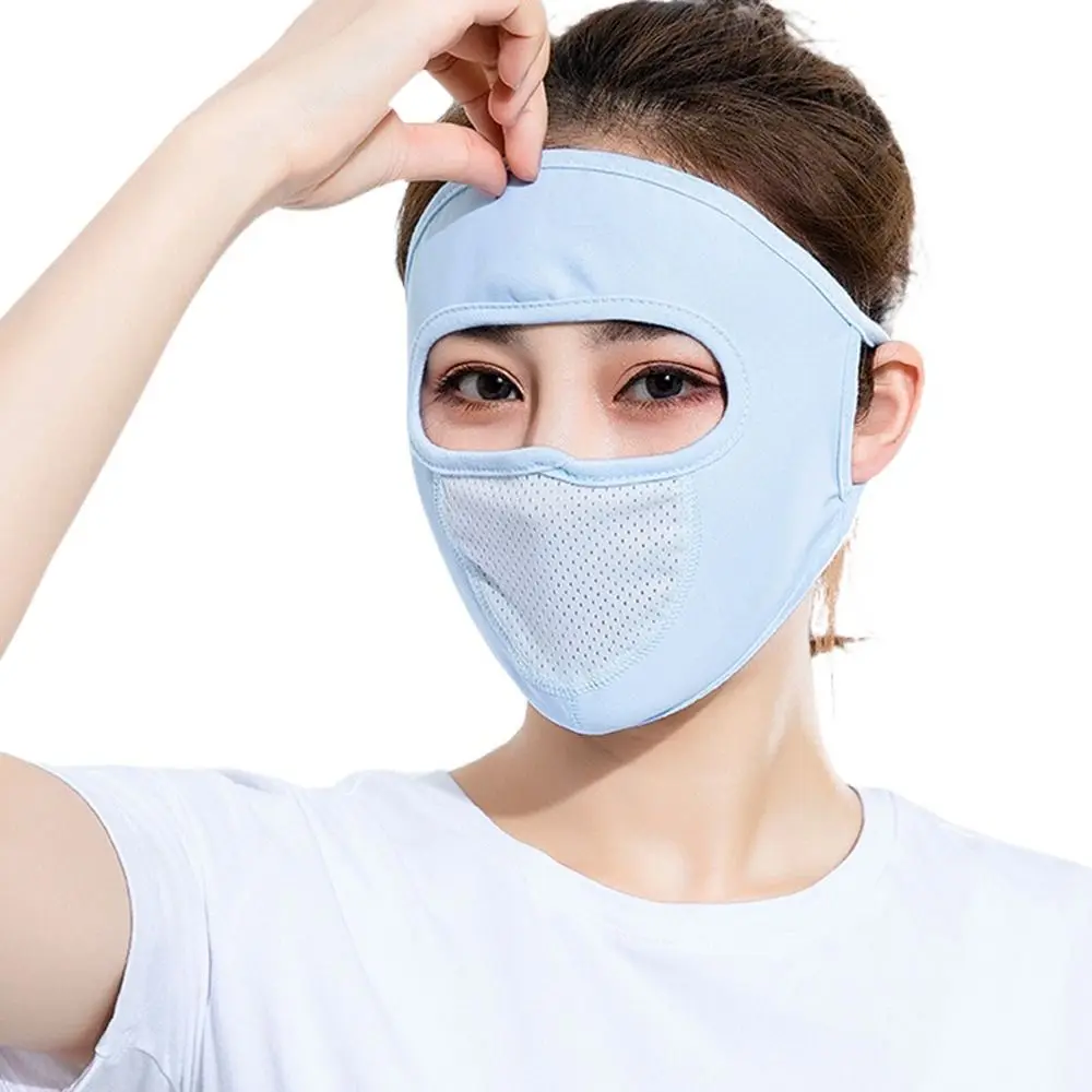 

Color Anti-UV Mesh Face Shield For Men Sun Protection Driving Face Cover Summer Sunscreen Mask Face Gini Mask Womne Face Mask