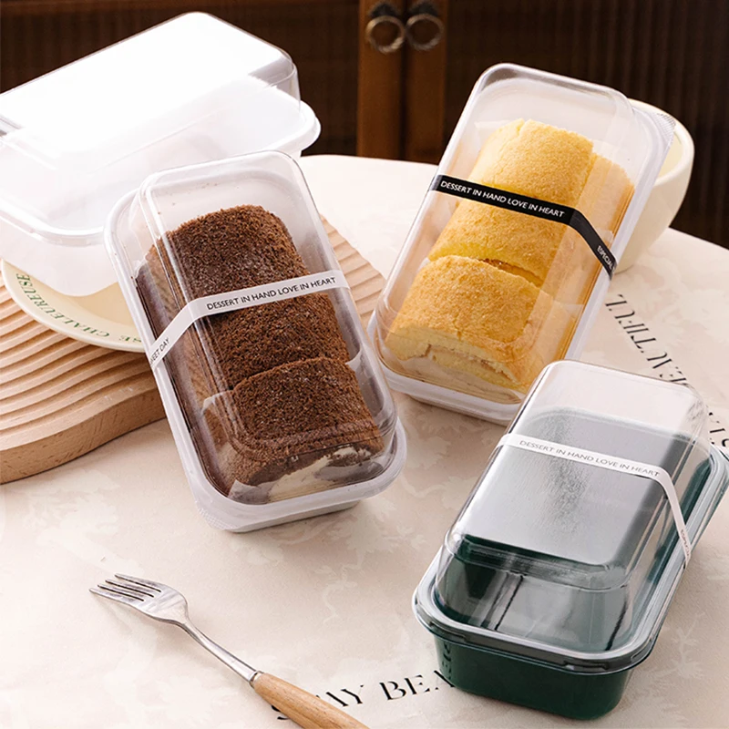 50pcs Clear Lid Roll Cake Boxes for Hot Dogs, Sandwiches, Desserts, Candy, Chocolate, M... - SKU CLCB1913 - UGI Packaging