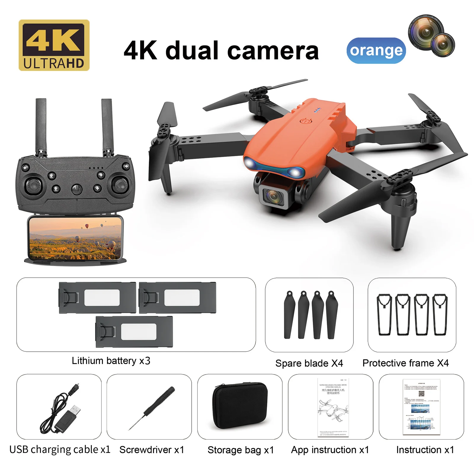 remote control helicopter WLR/C 4K HD Camera FPV 2.4GHz 4CH E99 K3 Pro Foldable 6-Axis RC Drone Quadcopter with Battery helicopter remote control helicopter RC Helicopters