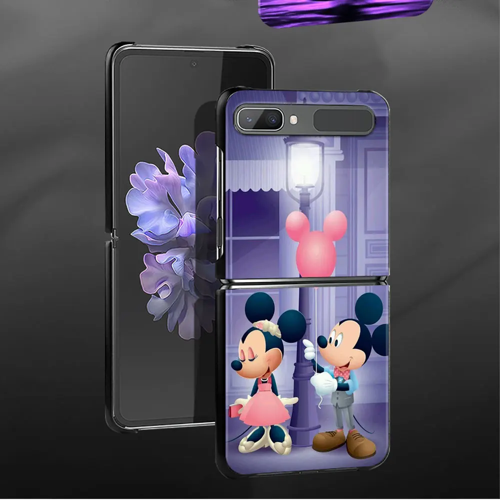 samsung flip3 case Carcasa Celulares For Samsung Galaxy ZFlip ZFlip3 Z Flip3 5G Flip PC Phone Case Disney Mickey Minnie New York Comics galaxy z flip3 5g case