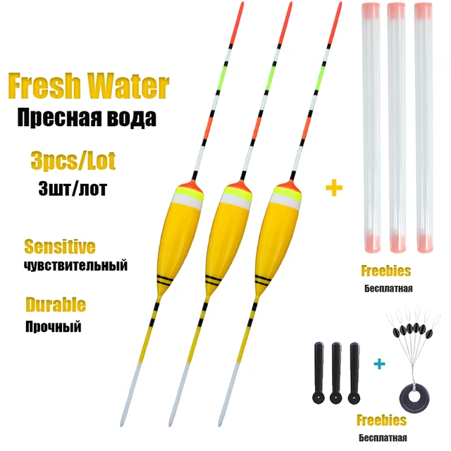 WLPFISHING 3PCS/Lot Fishing Floats Balsa Floater Small Fish Shrimp Shallow  Water Bobbers Carp Crucian Fishing Accessory Tackles - AliExpress