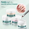 NAILPOP Professional Acrylic Nail Powder Clear/Nudes/Pink Ultra Fine for Acrylic Nail Art 3D Tips Carving French Nails Extension 1
