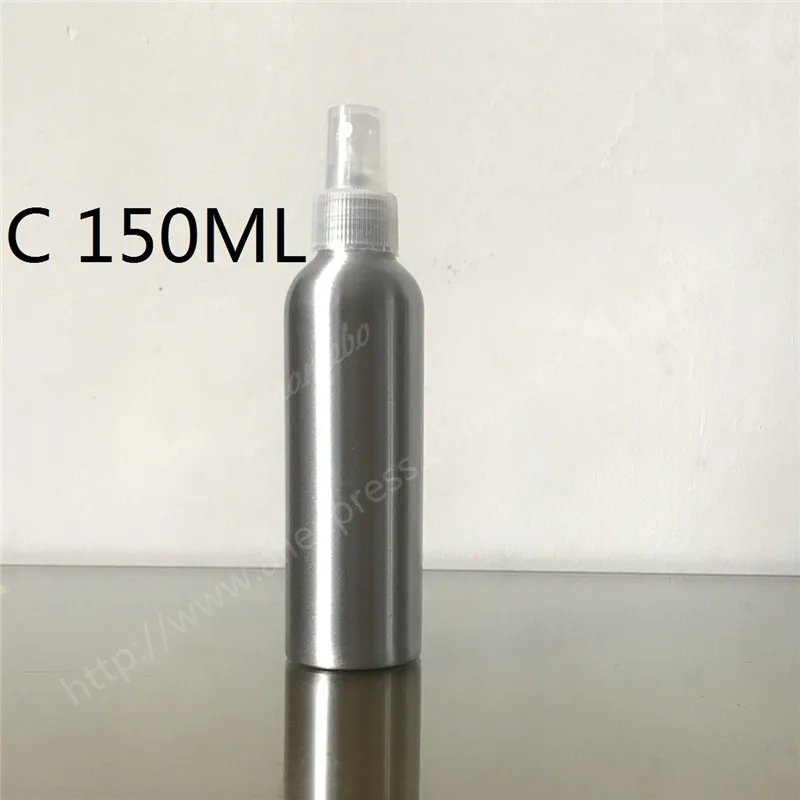 200 개 150ml 알루미늄 빈 스프레이 병, 화장품 향수, 여행용 토너, 페이스 스프레이, 에센셜 오일 저장용 재사용 가능 병