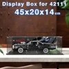 Acrylic display box for lego bricks 42111 display case for Dom's Dodge building block dustproof clear model car storage box 1