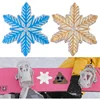 1pc Ski Board Anti Slip Sticker Outdoor Sports Widen Transparent Personal Stickers Thickening Wear Resistant Material Snowflake 3