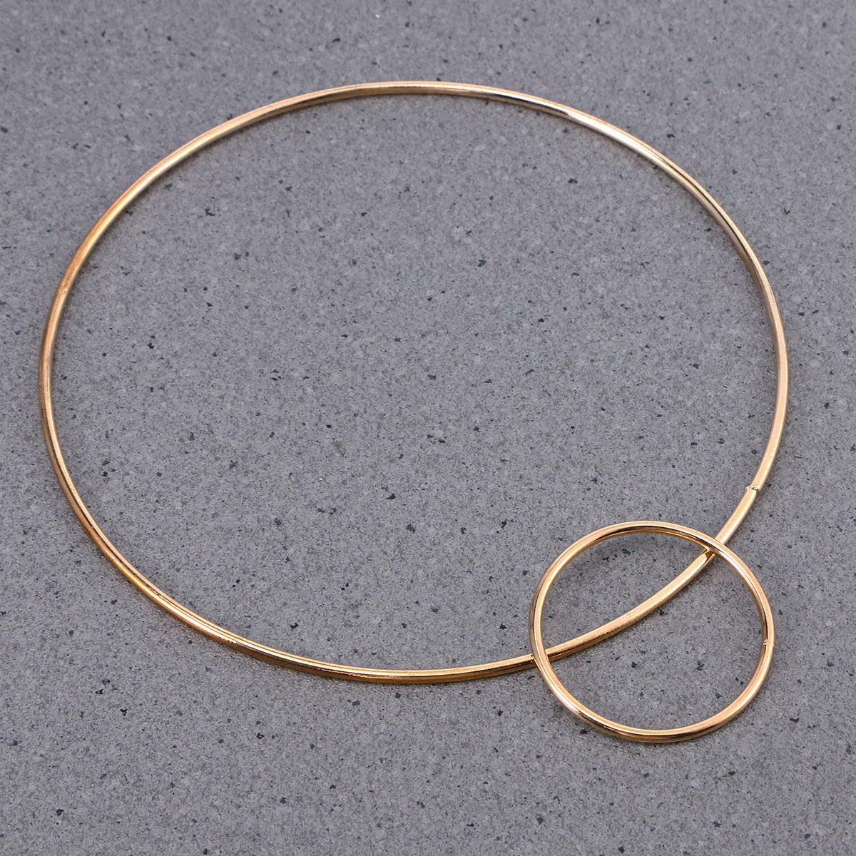 5pcs Round Metal Hoops Dream Catcher Materials Iron Ring DIY Accessory Craft Supplies Hanging Decorations Home Decor Wind Chimes 2