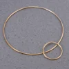 5pcs Round Metal Hoops Dream Catcher Materials Iron Ring DIY Accessory Craft Supplies Hanging Decorations Home Decor Wind Chimes 2