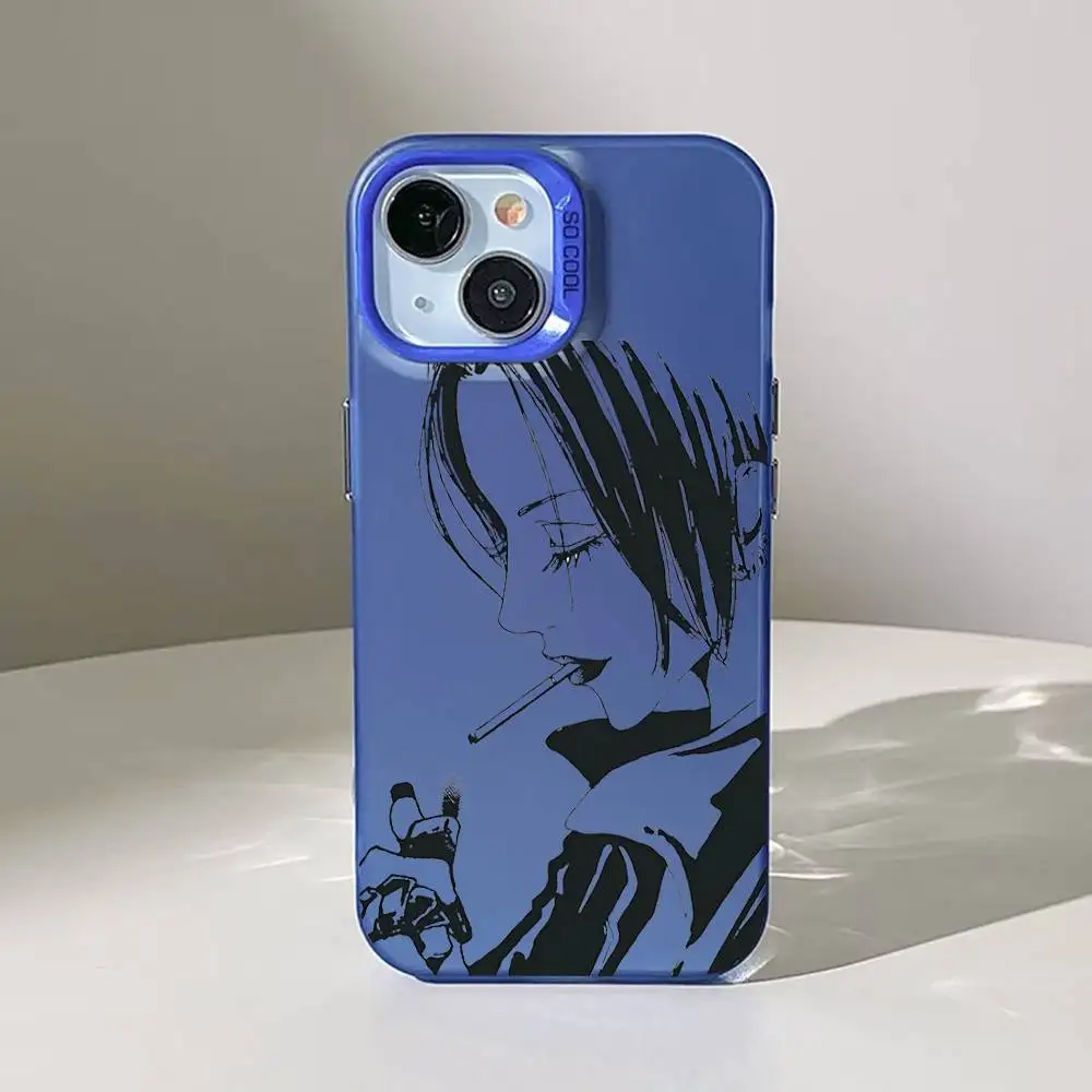 Vibrant Colorful Silver Anime N-Nana Osaki Phone Case