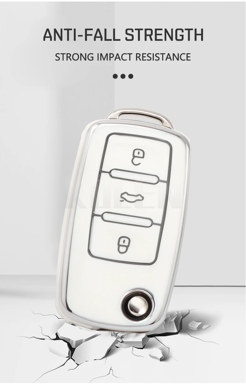 TPU Car Flip Key Case Cover Shell per Volkswagen VW Polo Golf Passat Tiguan Beetle Caddy T5 Up Eos Skoda Octavia Seat Leon Altea 13 TPU Car Flip Key Case Cover Shell per Volkswagen VW Polo Golf Passat Tiguan Beetle Caddy T5 Up Eos Skoda Octavia Seat Leon Altea - S12e05a03462d4228b3922bed902b522es