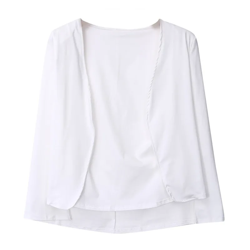 Fashion Manteau Style Blazer Suits Women Solid Colors Buttonless Casual Commute 2024 Spring Autumn Indie Streetwear Slim Blazer