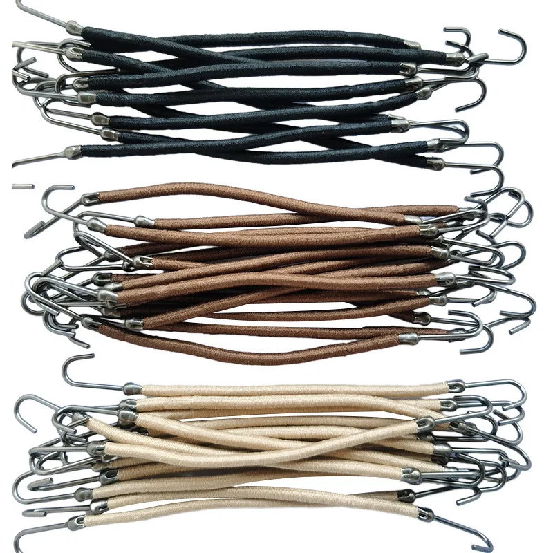 Set of Trendy Double Hook Elastic Hair Bands