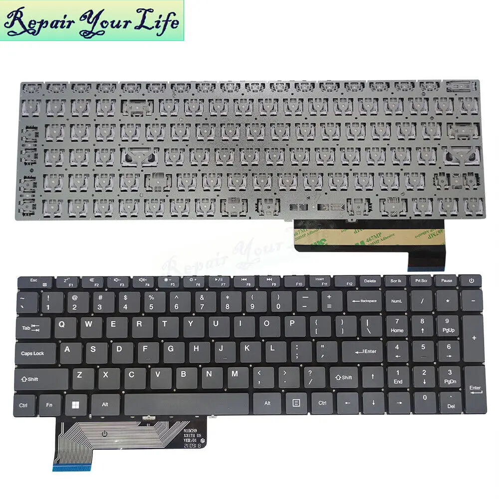 Eua Inglês Espanhol Teclado do Portátil para Gateway 15.6 Ultra Fino Gwtn1561bl Gwtn156-1gr Gwtn156-1rg Gwtn156-1 N15cs9 Mb3661028 - Imagem 3
