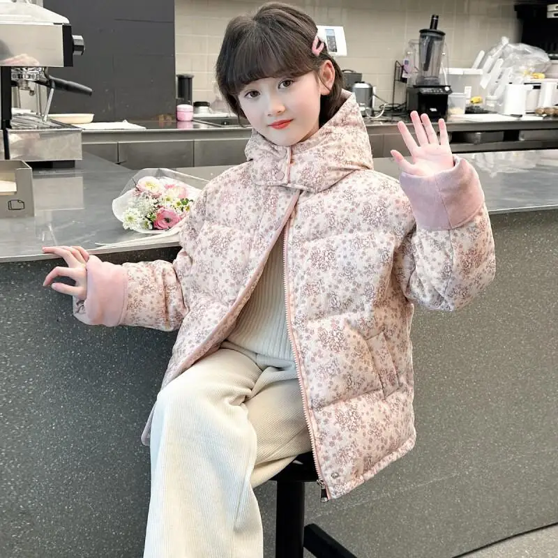 귀여운 캐주얼 코트 세트 패션 아동복 세트 슬로즈드 키즈 콩게스 겨울 작업복 소녀 아우터웨어 소녀 파카 소년