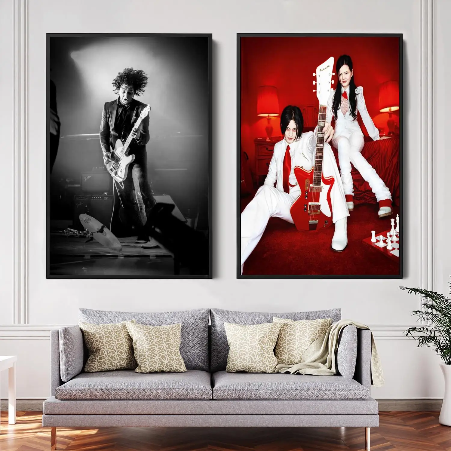 

jack white Singer Decorative Canvas Posters Room Bar Cafe Decor Gift Print Art Wall Paintings