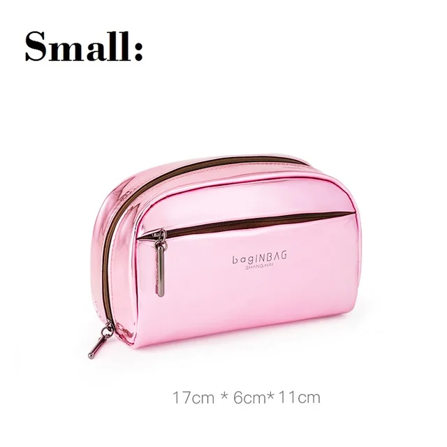 Small Cosmetic Bag Portable Storage Bag Multi-functional Large Capacity Makeup Bags Set Pink Small