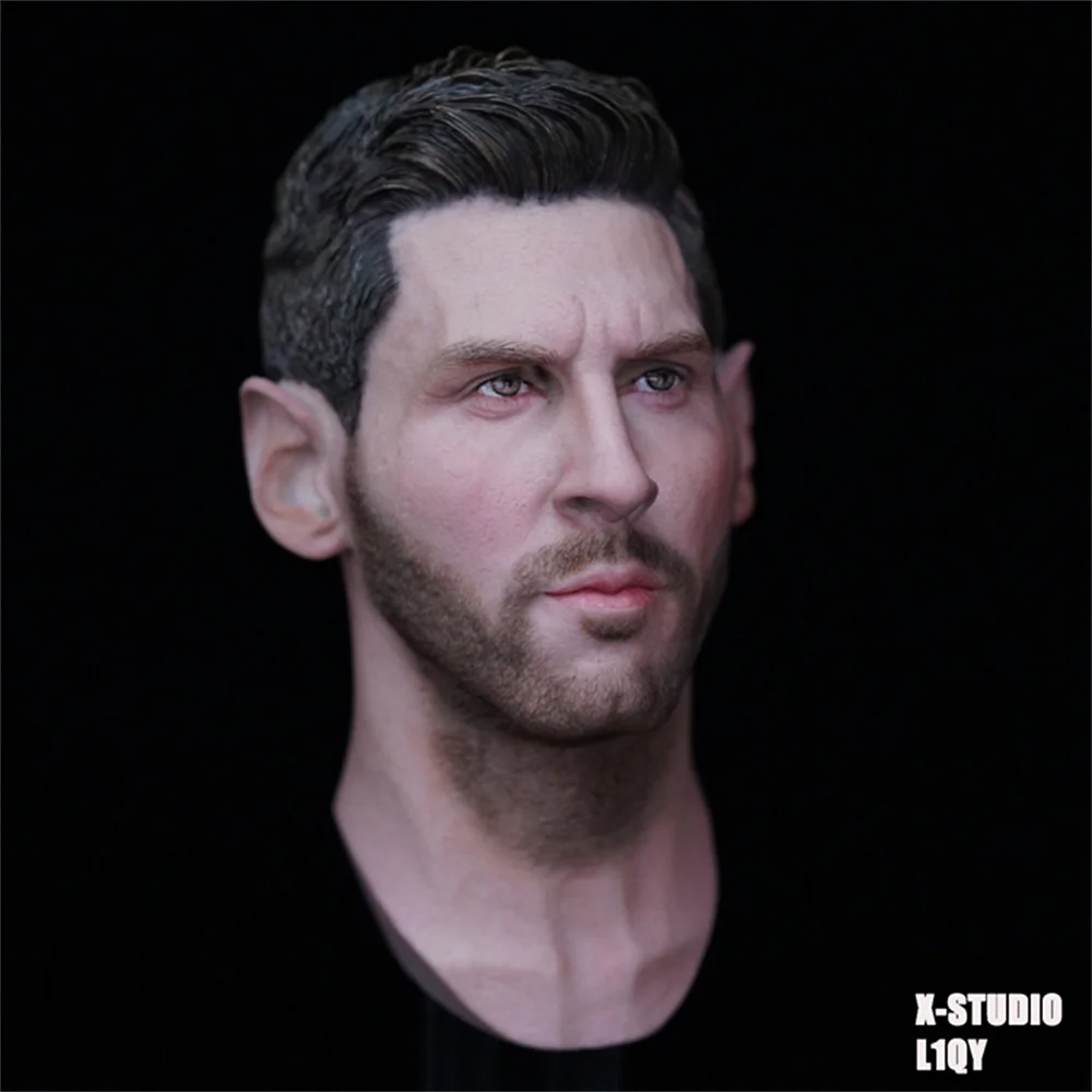 

Argentine Football Star Sport Male Head Carving Hand DelicatePainted Soldier Star Model 1/6 Scale Action Figure Figure Body