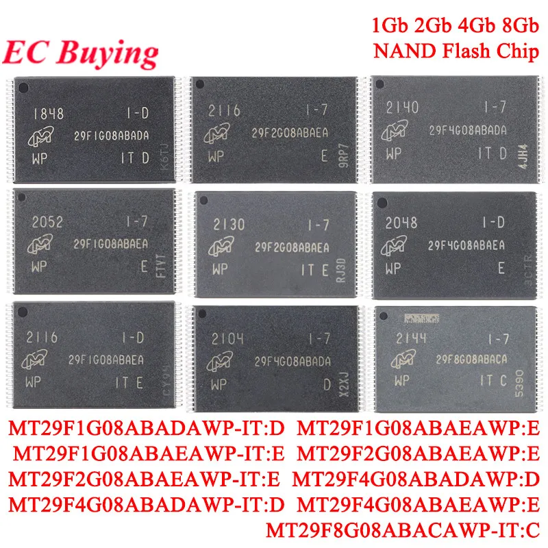 5 Stück/1 Stück 29F4G08ABADA MT29F4G08ABADAWP: D 29F4G08ABAEA 29F2G08ABAEA 29F1G08ABAEA 29F2G08ABAEA 1 GB 2 GB 4 GB 8 GB NAND Flash-Chip IC