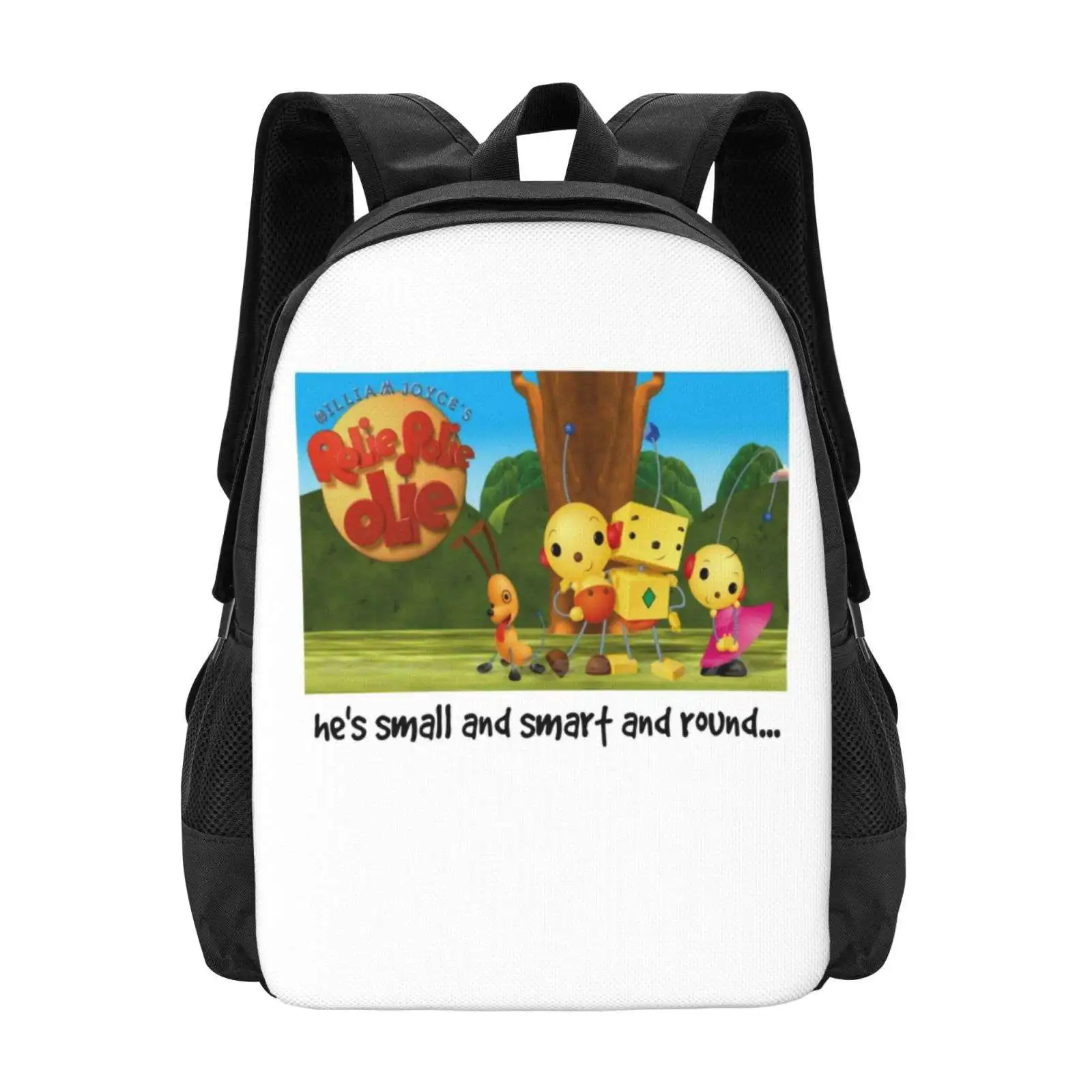 Rolie Polie Olie Fashion Pattern Design Travel Laptop School Zaino Bag Rolie Polie Olie Rollie Rolly Polly Small
